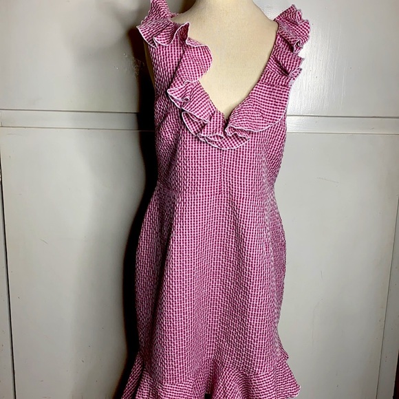 WAYF Dorian Mini Ruffle Hem Dress XL - Picture 5 of 10